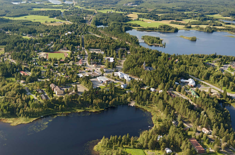 Valtimon kirkonkylä (lähde: Valtimon taajaman kylätoimikunta)