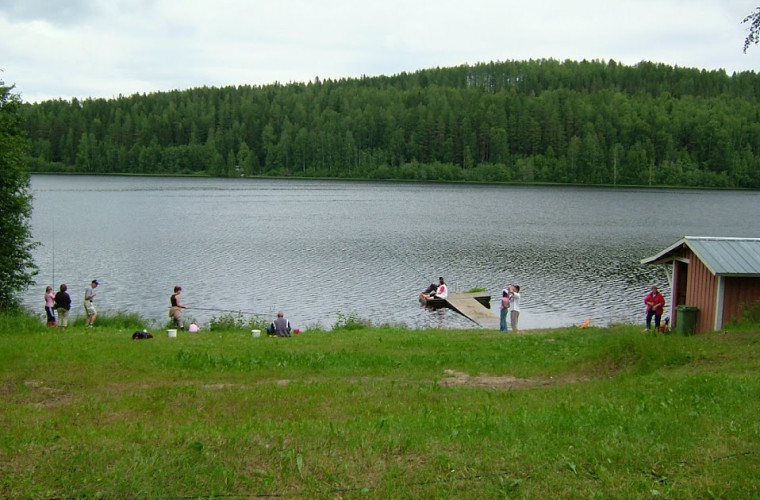 Kilpaonginta vuokonjärvellä (Kuva: Seppo Rantametsä)
